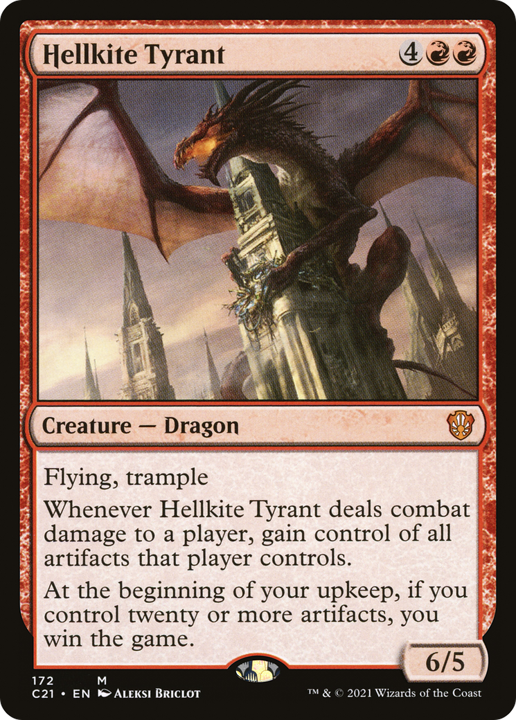 Image of Hellkite Tyrant (C21-172) - Commander 2021