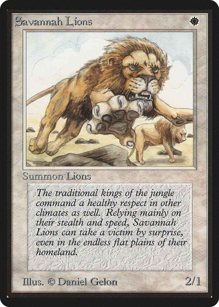 Image of Savannah Lions (LEB-) - Limited Edition Beta