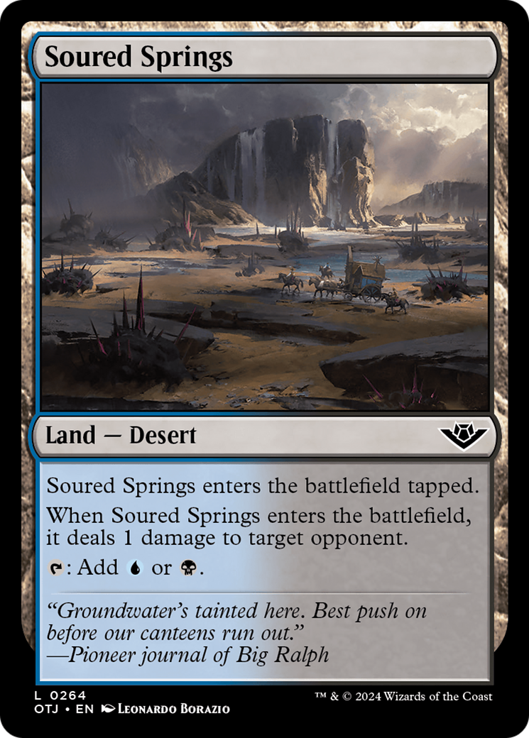 Image of Soured Springs (OTJ-264) - Outlaws of Thunder Junction