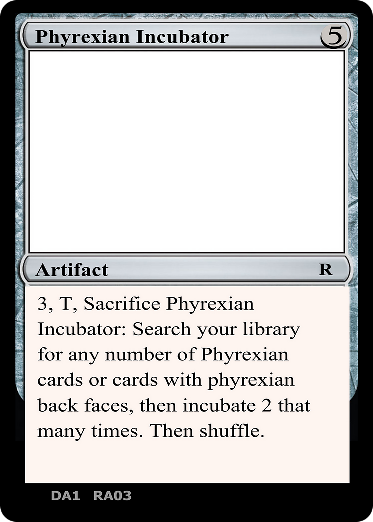 Image of Phyrexian Incubator (UNK-RA03D) - Unknown Event