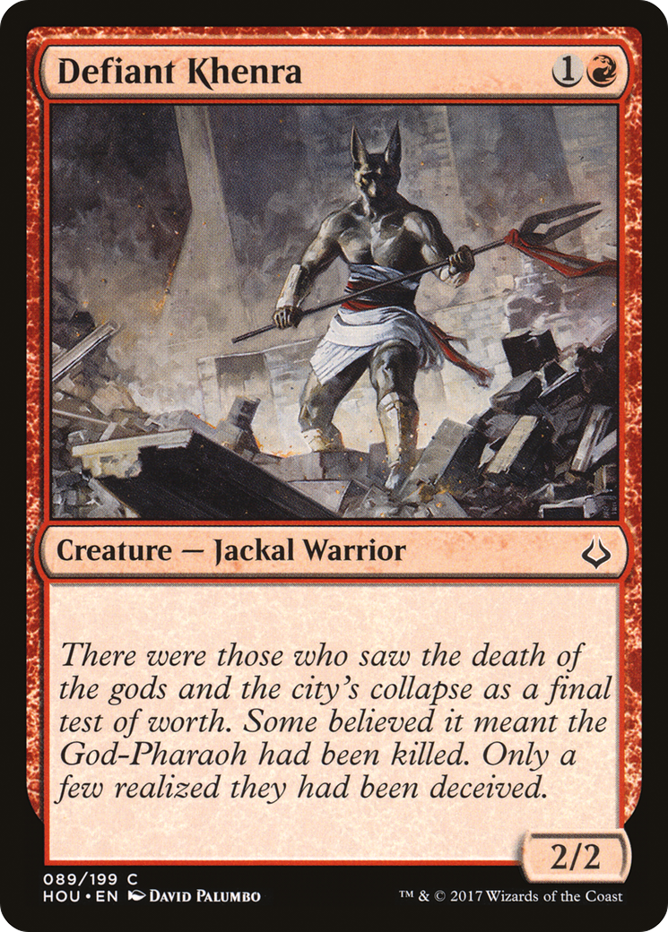 Image of Defiant Khenra (HOU-089) - Hour of Devastation