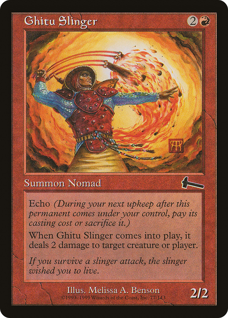 Image of Ghitu Slinger (ULG-077) - Urza's Legacy Foil