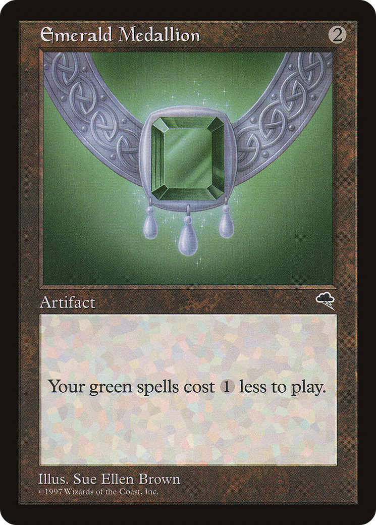 Image of Emerald Medallion (TMP-283) - Tempest