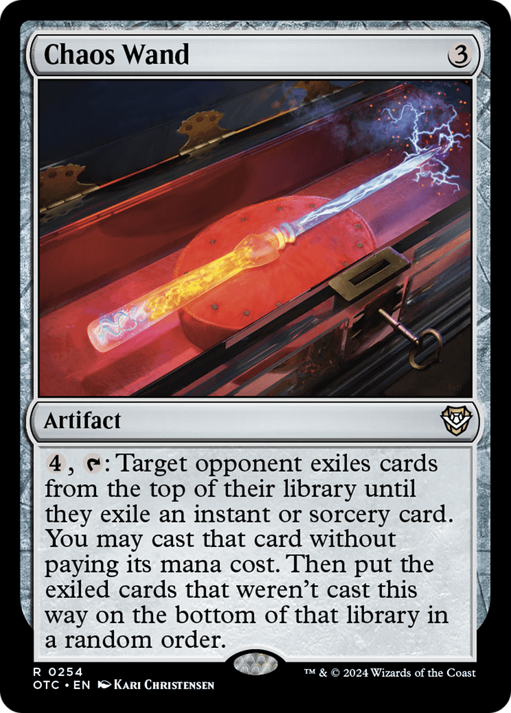 Image of Chaos Wand (OTC-254) - Outlaws of Thunder Junction Commander