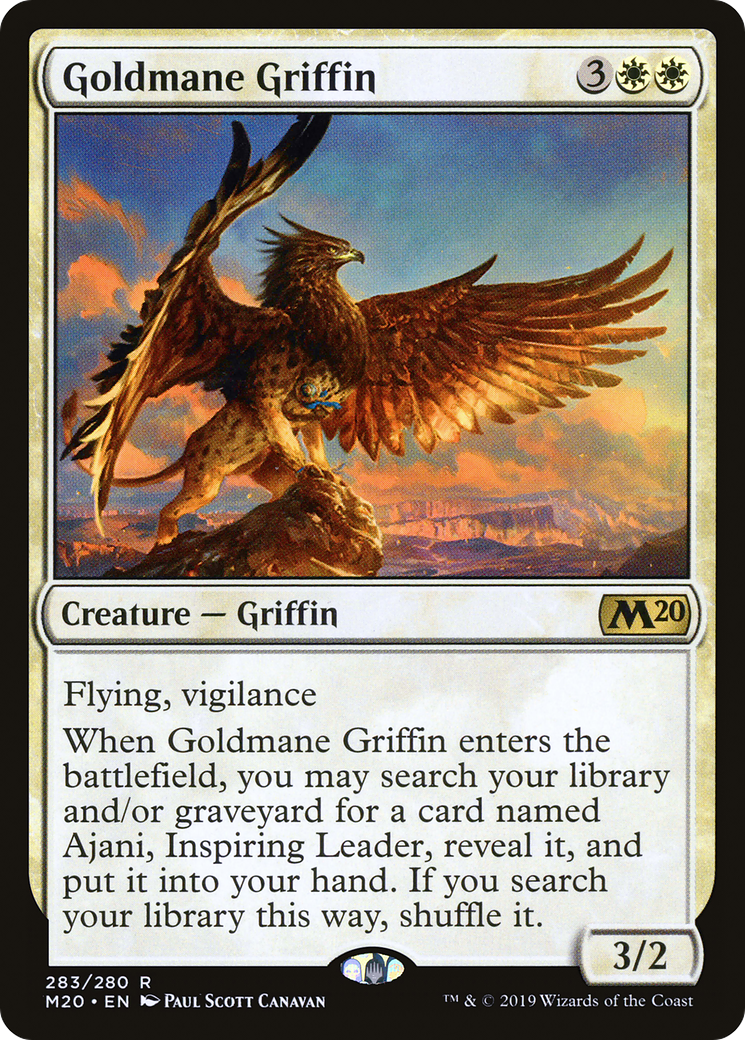 Image of Goldmane Griffin (M20-283) - Core Set 2020