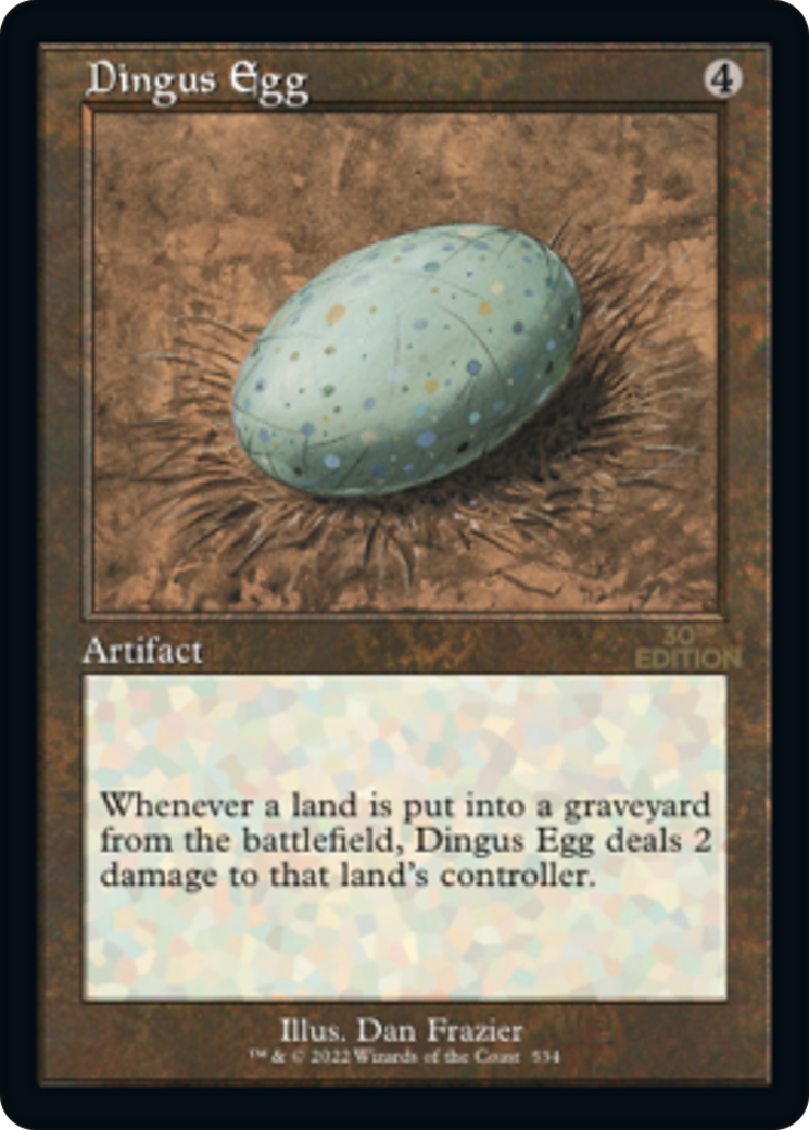Image of Dingus Egg (Retro Frame) (30A-534) - 30th Anniversary Edition