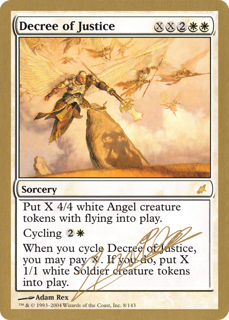 Image of Decree of Justice - 2004 Julien Nuijten (SCG) (WCD-JN8) - World Championship Decks 2004