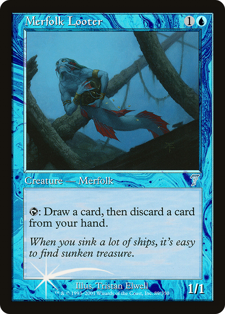 Image of Merfolk Looter (7ED-089) - 7th Edition