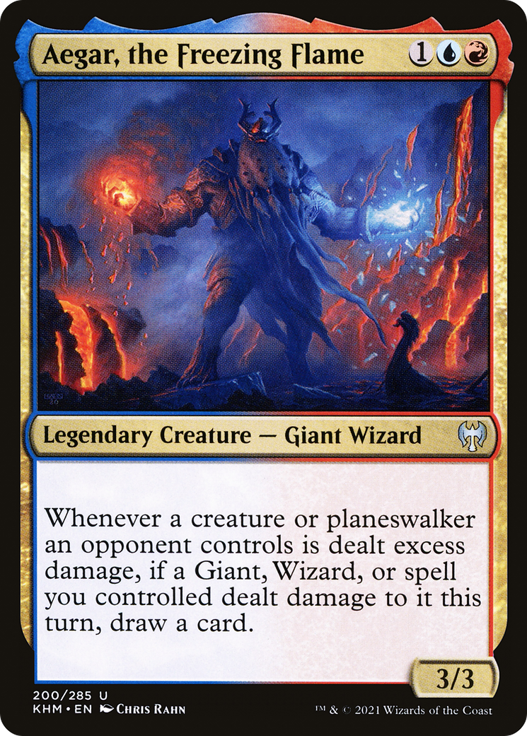 Image of Aegar, the Freezing Flame (KHM-200) - Kaldheim