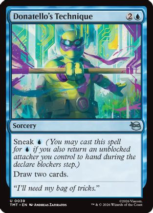 Image of Donatello's Technique (TMT-039) - Teenage Mutant Ninja Turtles Foil