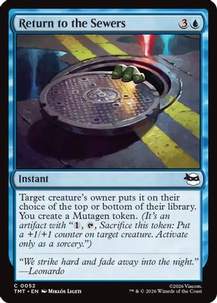 Image of Return to the Sewers (TMT-052) - Teenage Mutant Ninja Turtles