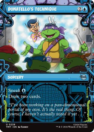 Image of Donatello's Technique (Showcase) (TMT-228) - Teenage Mutant Ninja Turtles