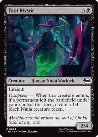 Image of Foot Mystic (TMT-063) - Teenage Mutant Ninja Turtles Foil