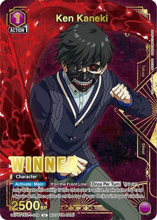 Image of Ken Kaneki (Winner) (UEPR/TKG-1-039) - Union Arena Promotion Cards Foil