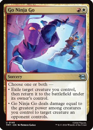 Image of Go Ninja Go (TMT-149) - Teenage Mutant Ninja Turtles Foil