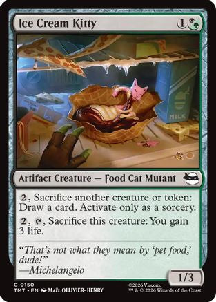 Image of Ice Cream Kitty (TMT-150) - Teenage Mutant Ninja Turtles