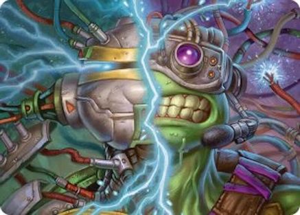 Image of Mind Transfer Protocol Art Card (ASTMT-005) - Art Series: Teenage Mutant Ninja Turtles