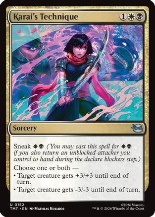 Image of Karai's Technique (TMT-152) - Teenage Mutant Ninja Turtles Foil