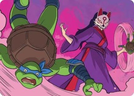Image of Kitsune's Technique Art Card (ASTMT-024) - Art Series: Teenage Mutant Ninja Turtles