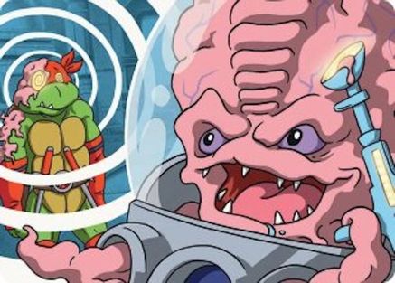 Image of Krang, Master Mind Art Card (25/54) (ASTMT-025) - Art Series: Teenage Mutant Ninja Turtles