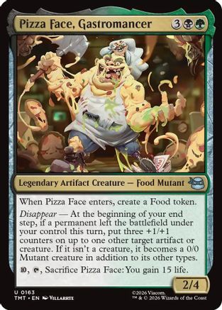 Image of Pizza Face, Gastromancer (TMT-163) - Teenage Mutant Ninja Turtles Foil