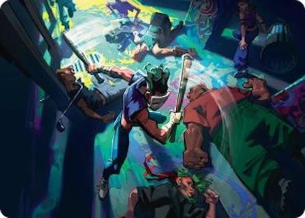 Image of Pain 101 Art Card (ASTMT-006) - Art Series: Teenage Mutant Ninja Turtles