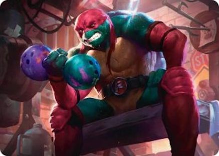 Image of Raphael, Tough Turtle Art Card (ASTMT-009) - Art Series: Teenage Mutant Ninja Turtles