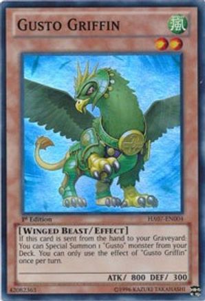 Image of Gusto Griffin (HA07-EN004) - Hidden Arsenal 7: Knight of Stars Unlimited