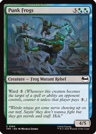 Image of Punk Frogs (TMT-164) - Teenage Mutant Ninja Turtles Foil