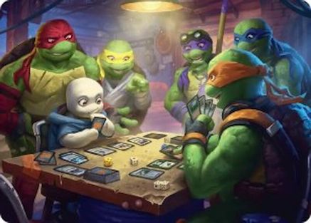 Image of Lessons from Life Art Card (ASTMT-014) - Art Series: Teenage Mutant Ninja Turtles
