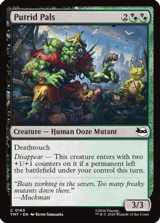 Image of Putrid Pals (TMT-165) - Teenage Mutant Ninja Turtles Foil