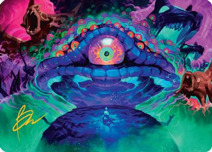Image of Humongous Fungus Art Card (Gold-Stamped Signature) (ASTMT-045) - Art Series: Teenage Mutant Ninja Turtles