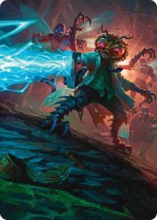 Image of Baxter, Exzzperimental Zzientist Art Card (ASTMT-051) - Art Series: Teenage Mutant Ninja Turtles