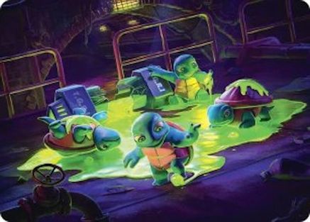 Image of The Ooze Art Card (ASTMT-018) - Art Series: Teenage Mutant Ninja Turtles
