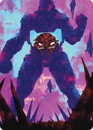 Image of Krang, Utrom Warlord Art Card (ASTMT-021) - Art Series: Teenage Mutant Ninja Turtles