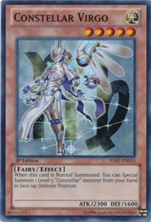 Image of Constellar Virgo (HA07-EN010) - Hidden Arsenal 7: Knight of Stars 1st Edition