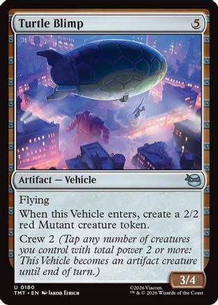 Image of Turtle Blimp (TMT-180) - Teenage Mutant Ninja Turtles Foil