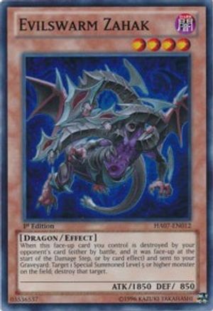 Image of Evilswarm Zahak (HA07-EN012) - Hidden Arsenal 7: Knight of Stars Unlimited