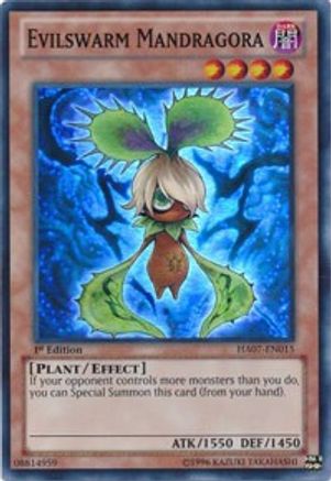 Image of Evilswarm Mandragora (HA07-EN015) - Hidden Arsenal 7: Knight of Stars Unlimited
