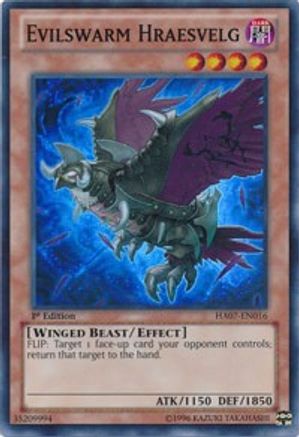 Image of Evilswarm Hraesvelg (HA07-EN016) - Hidden Arsenal 7: Knight of Stars 1st Edition
