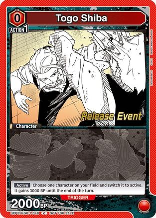 Image of Togo Shiba (048) (UEPR/KGR-1-048) - UE16BT KAGURABACHI Release Event Cards