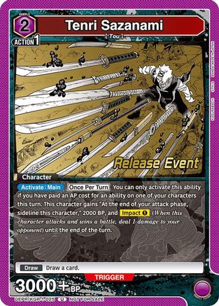 Image of Tenri Sazanami (UEPR/KGR-1-025) - UE16BT KAGURABACHI Release Event Cards