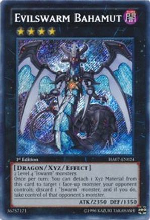 Image of Evilswarm Bahamut (HA07-EN024) - Hidden Arsenal 7: Knight of Stars 1st Edition