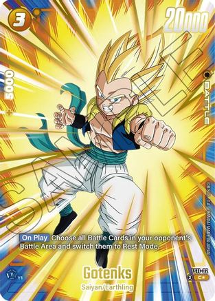 Image of Gotenks - FS11-02 (Gold) (FS11-02) - Starter Deck EX The Phase of Evolution Holofoil