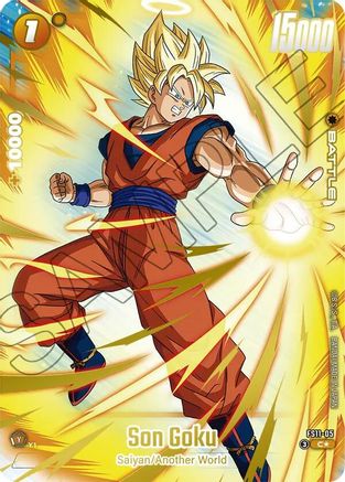Image of Son Goku - FS11-05 (Gold) (FS11-05) - Starter Deck EX The Phase of Evolution Holofoil
