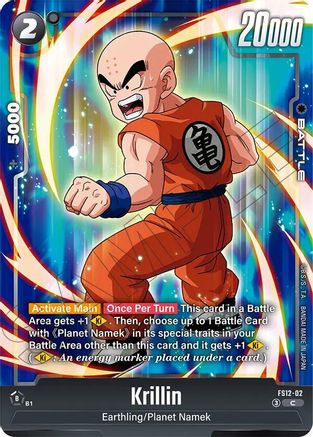 Image of Krillin - FS12-02 (FS12-02) - Starter Deck EX The Beat of Ki Holofoil