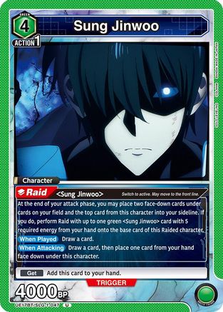 Image of Sung Jinwoo (047) (UE17BT/SLG-1-047) - UE17BT SOLO LEVELING