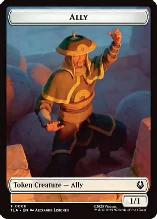 Image of Ally (0006) // Bear Double-Sided Tokens (TLA-6 // 12) - Avatar: The Last Airbender