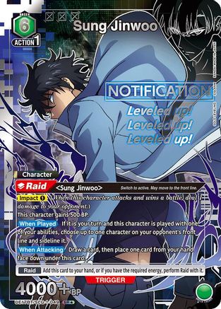 Image of Sung Jinwoo (049) (SR*) (UE17BT/SLG-1-049) - UE17BT SOLO LEVELING Foil