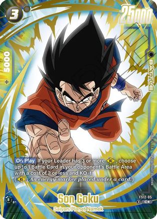 Image of Son Goku - FS12-05 (Gold) (FS12-05) - Starter Deck EX The Beat of Ki Holofoil